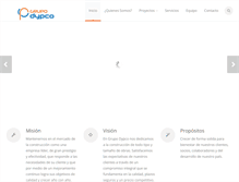 Tablet Screenshot of grupodypco.com